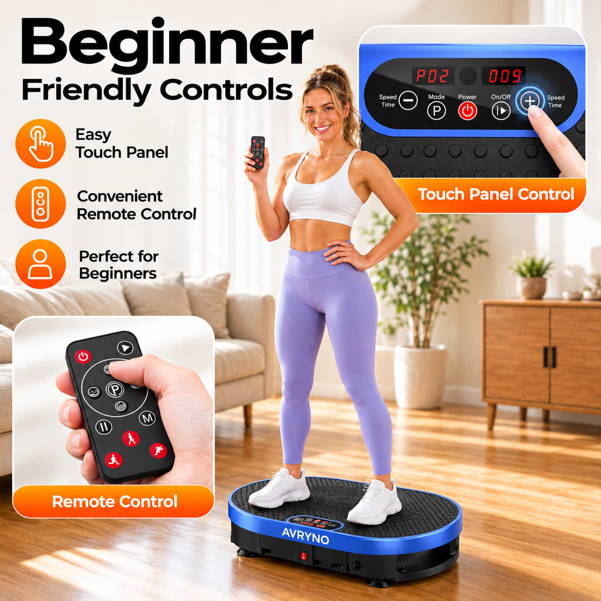 Whole Body Vibration Plate Exercise Machine – Home Fitness Platform