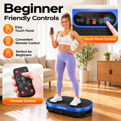 Whole Body Vibration Plate Exercise Machine – Home Fitness Platform