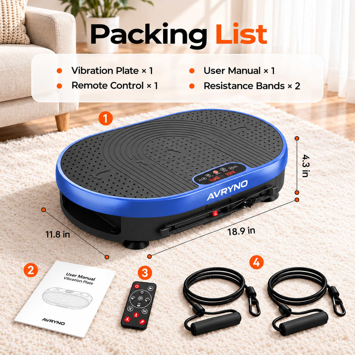 Whole Body Vibration Plate Exercise Machine – Home Fitness Platform