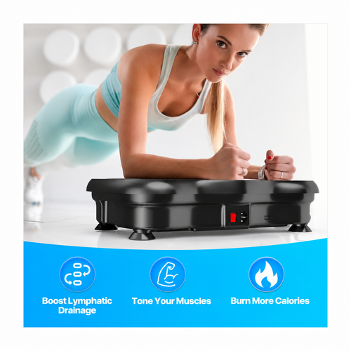 Home Fitness Platform - Whole Body Vibration Plate Exercise Machine